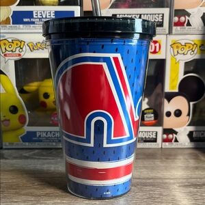 Quebec Nordiques Tumbler with Straw